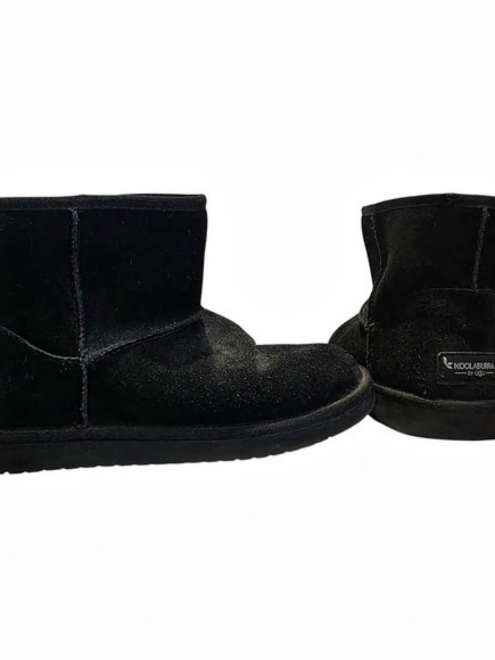 Koolaburra by UGG Black Suede Winter Ankle Boots Size 5 Outdoor Preppy Nature